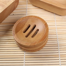 Load image into Gallery viewer, Natural Bamboo Soap Tray